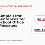 Simple First Sentences for School Office Messages