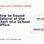 How to Sound Natural at the Start of a School Office Message