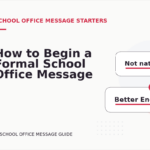 How to Begin a Formal School Office Message