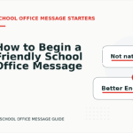 How to Begin a Friendly School Office Message