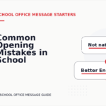 Common Opening Mistakes in School Office Messages