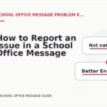 How to Report an Issue in a School Office Message