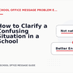 How to Clarify a Confusing Situation in a School Office Message