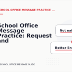 School Office Message Practice: Request and Reply Examples