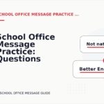 School Office Message Practice: Questions and Answers